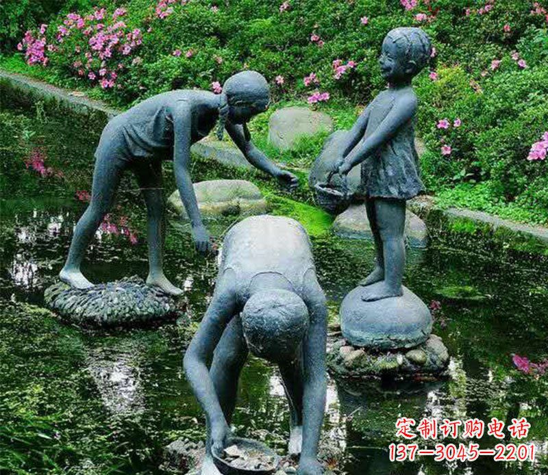 益阳精美铜螃蟹雕塑