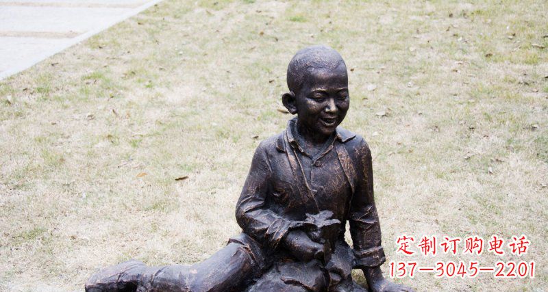 益阳儿童景观铜雕