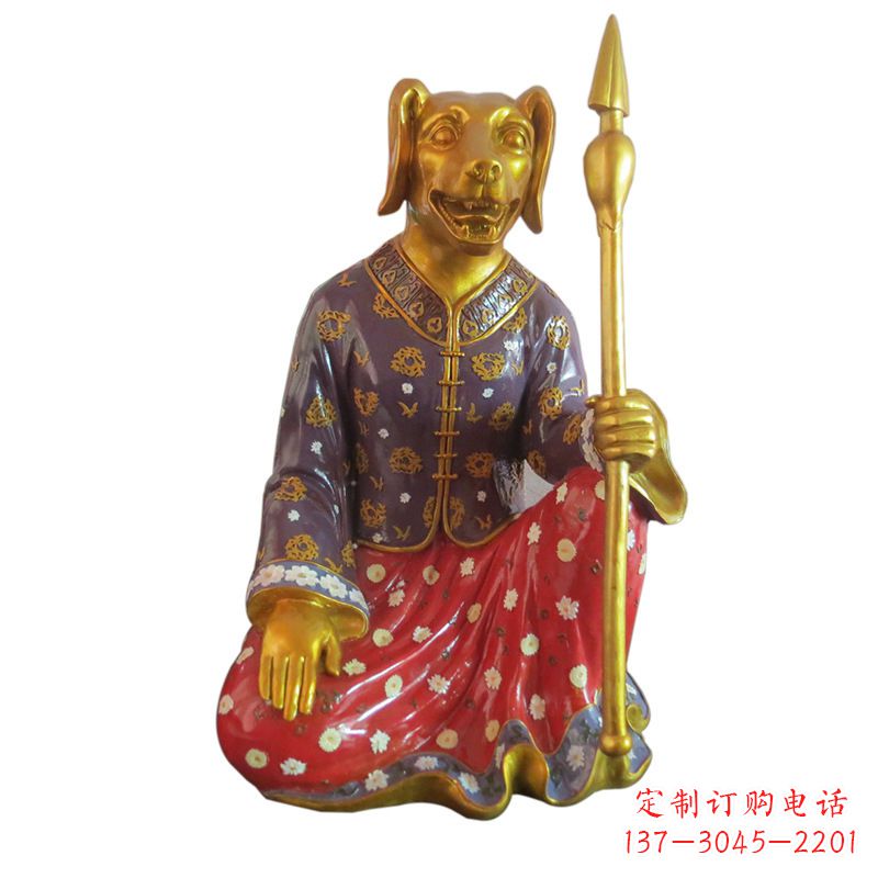 益阳高端可爱的玻璃钢生肖雕塑
