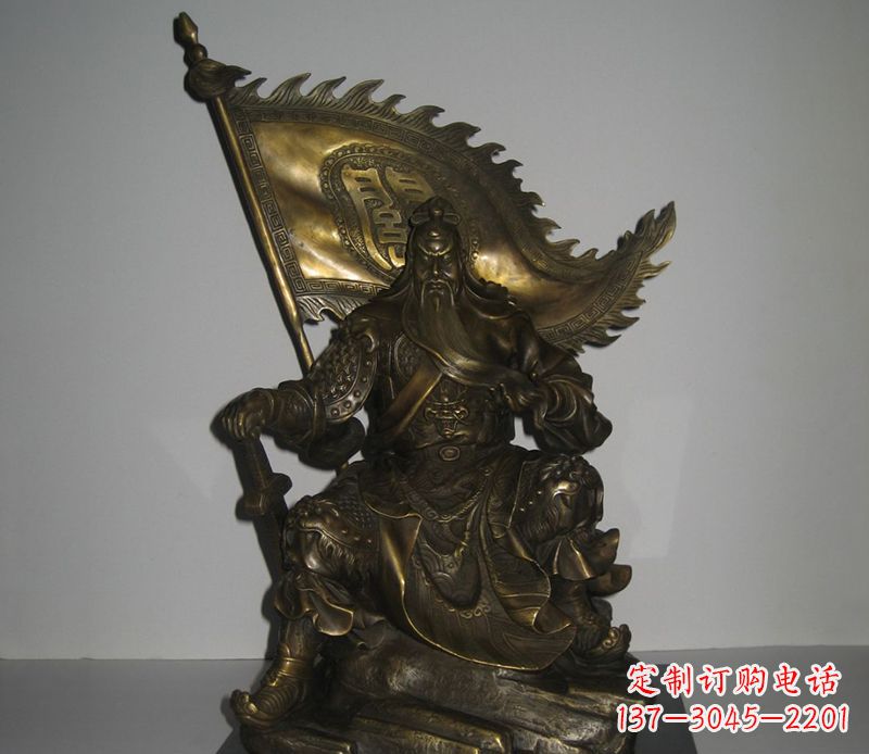 益阳经典传承|古代名人关公铜雕