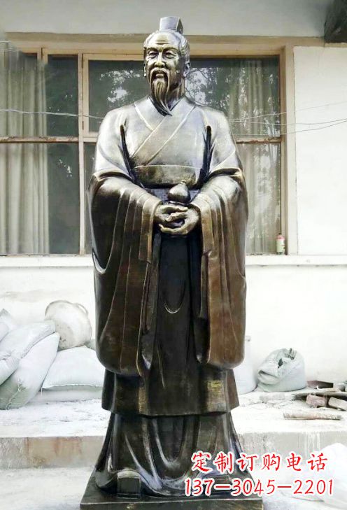 益阳精美扁鹊铜像,精雕细琢,展现古典之美