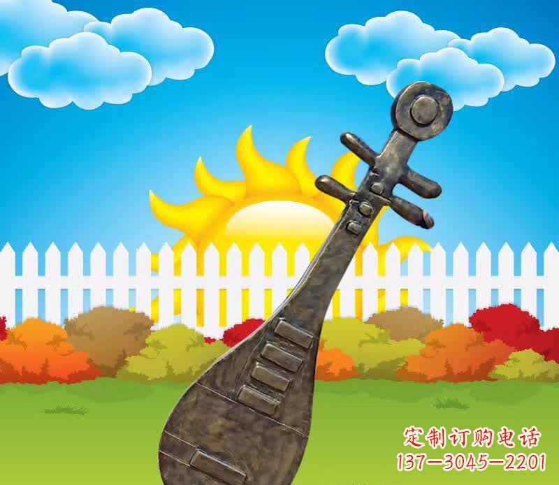 益阳精美古典琵琶雕塑