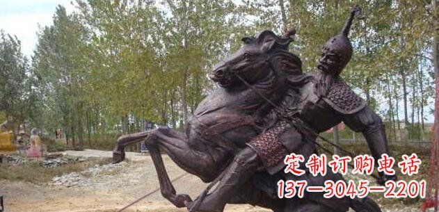 益阳复古骑士马雕塑