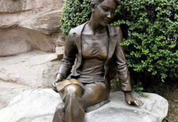 益阳中领雕塑精美 静谧 的女人铜雕