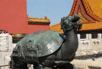益阳精美铜雕龙龟，给你公园独特色彩