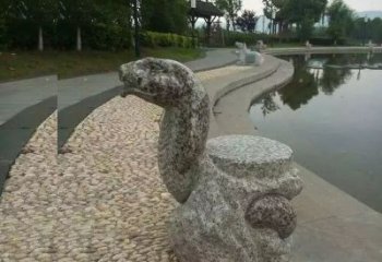 益阳中领雕塑-十二生肖蛇石雕