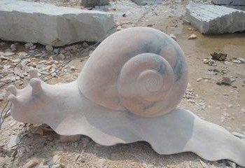 益阳真实大小的蜗牛石雕