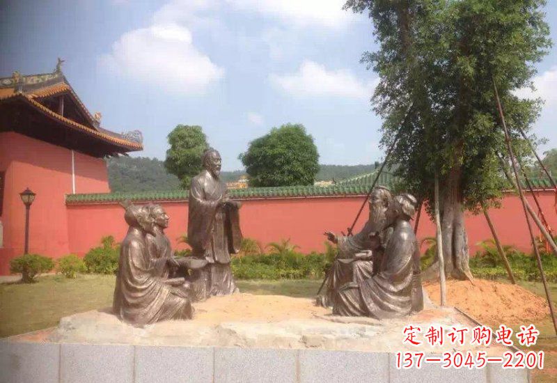 益阳经典经典,传承孔子之魅力——孔子铜雕