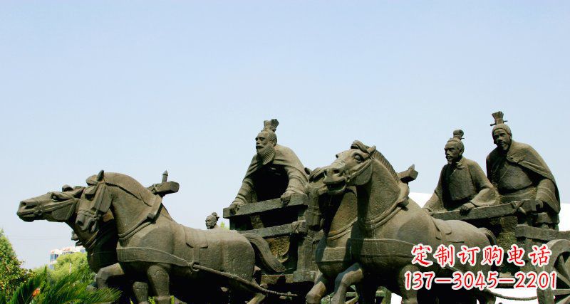 益阳中领雕塑--尊贵马车雕塑