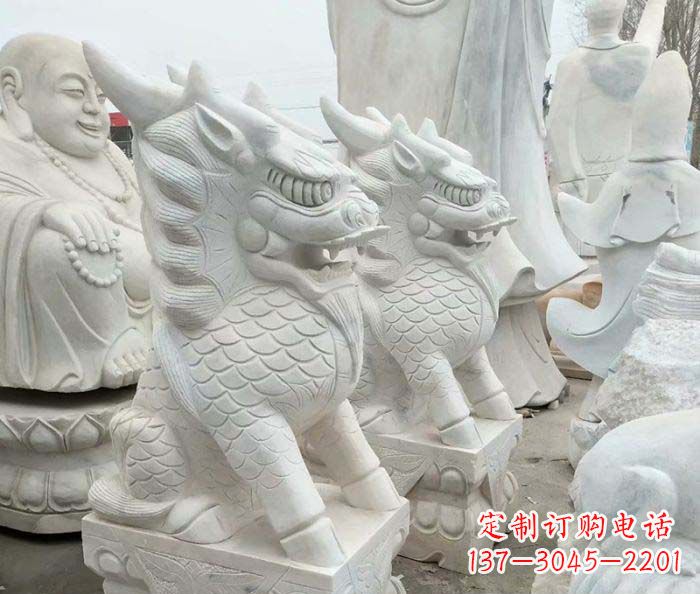 益阳中领雕塑麒麟石雕:传承古典韵味