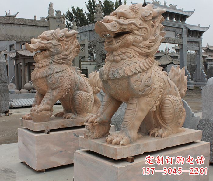 益阳尊贵的古典麒麟雕塑