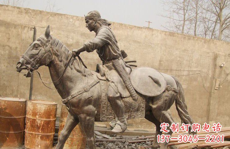 益阳古代战马铜雕塑,为您定制灵动雄壮的艺术品