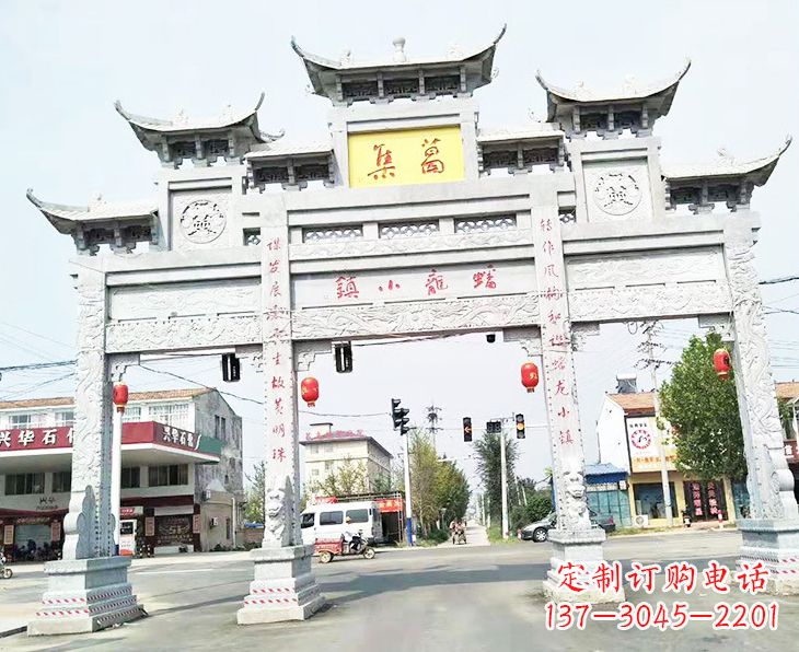 益阳牌坊雕塑:传承古典文化,新的艺术精粹