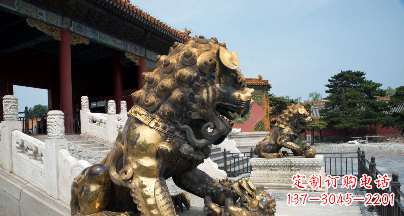 益阳黄铜狮子雕塑——象征着永恒的力量
