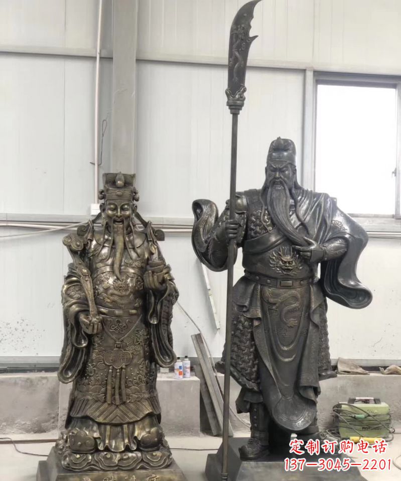 益阳海量关公雕塑把财神收入囊中!