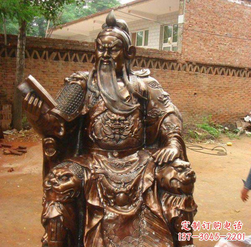 益阳天下英雄,关公雕塑