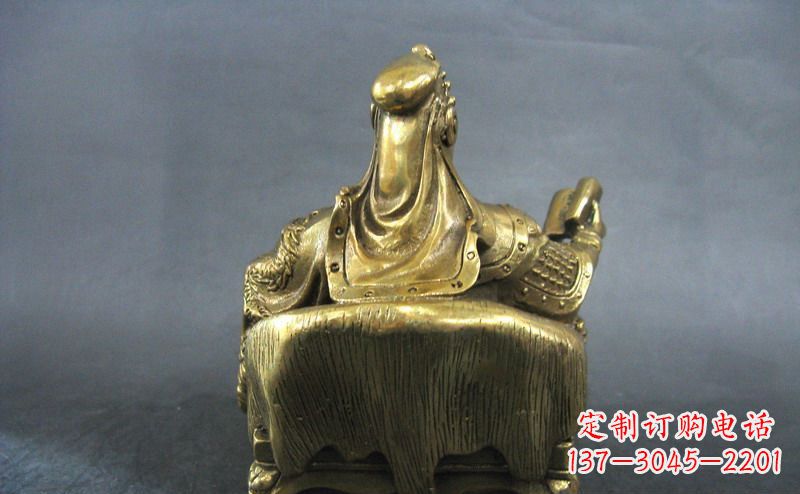 益阳关公雕像·铜雕精美