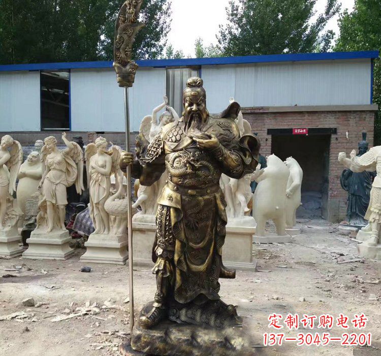 益阳精致古典,尊贵典雅--关公铜雕定制