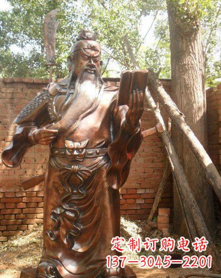 益阳全新关公铜雕,让你的收藏更个性!