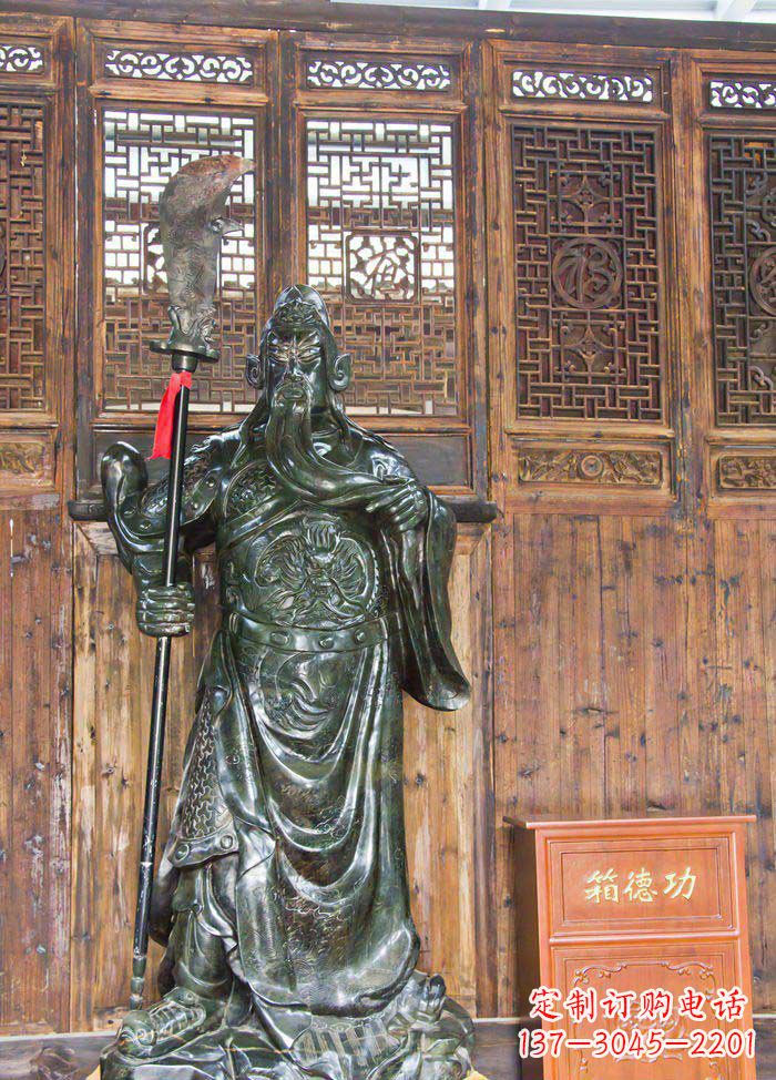 益阳关公武财神铜雕,品质保证