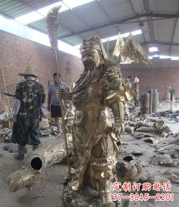 益阳关公铜雕:传承中国传统文化