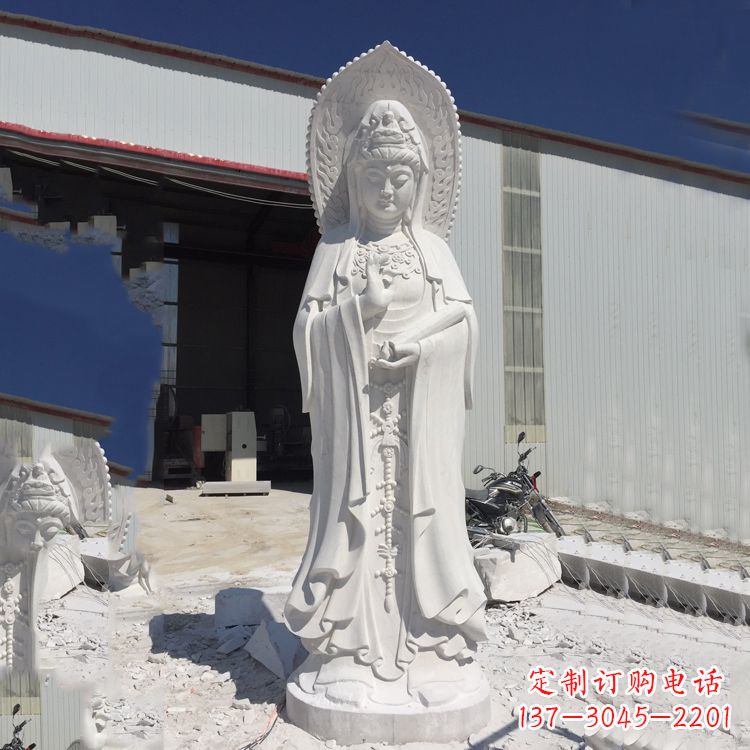 益阳观音菩萨大理石雕塑