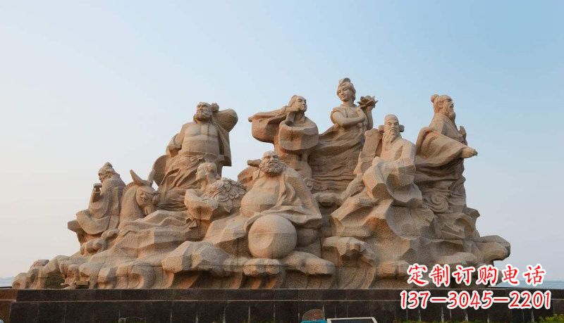 益阳专业定制八仙过海雕塑