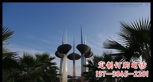 益阳不锈钢避雷针抽象雕塑