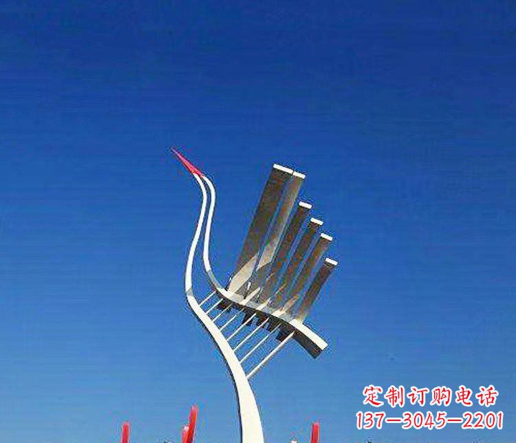 益阳丹顶鹤景观雕塑,完美定制