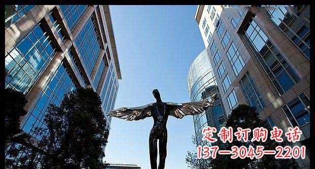 益阳精美不锈钢抽象天使雕塑