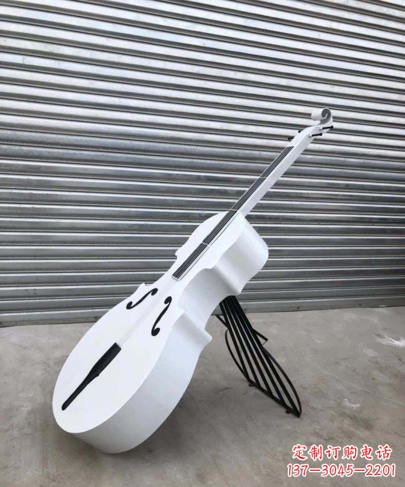 益阳精致不锈钢大提琴雕塑