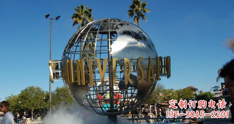 益阳中领雕塑仿真不锈钢地球雕塑