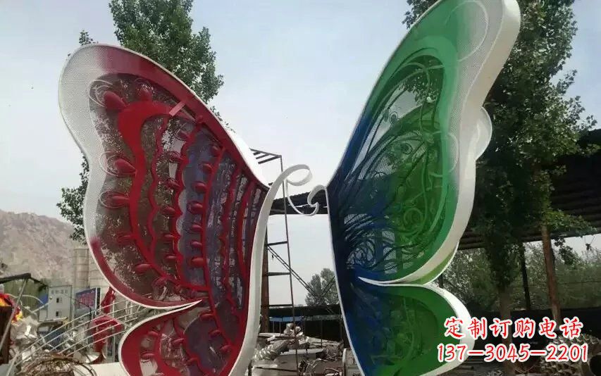 益阳精美不锈钢蝴蝶雕塑