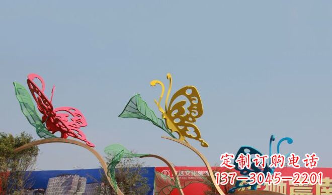 益阳中领雕塑|不锈钢定制蝴蝶雕塑