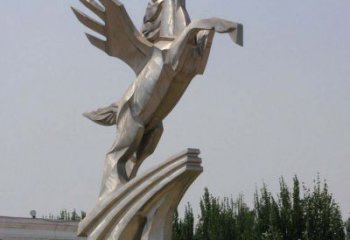 益阳不锈钢飞马——室外城市雕塑的新趋势