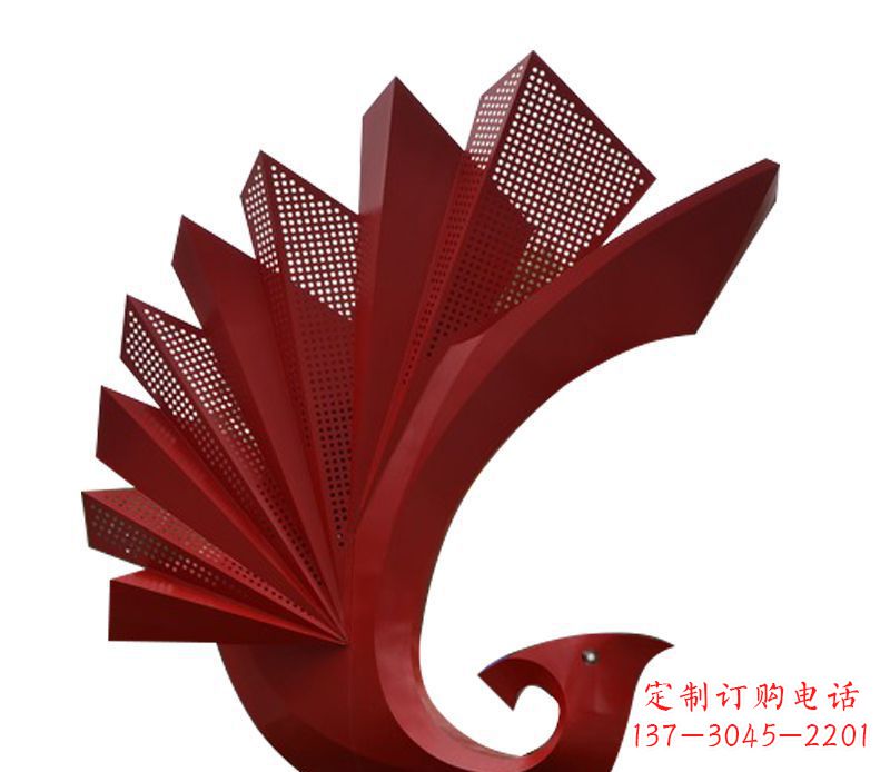 益阳装点空间的定制孔雀雕塑