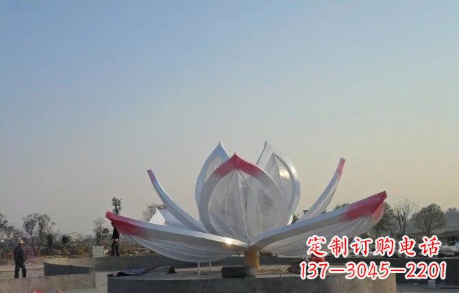益阳华丽的不锈钢莲花雕塑
