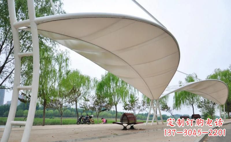 益阳高品质不锈钢凉亭雕塑