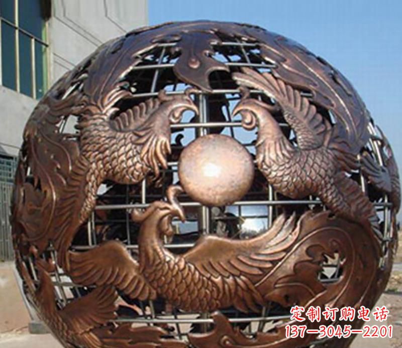 益阳中领雕塑定制经典龙凤雕塑;