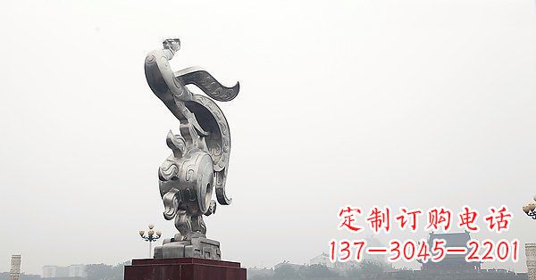 益阳炫丽凤凰,景观雕塑精美绝伦