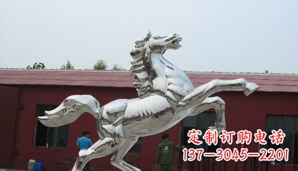 益阳中领雕塑-不锈钢动物雕塑