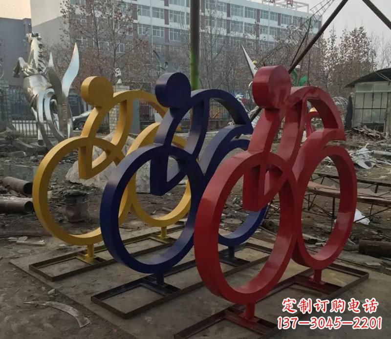 益阳中领雕塑推出的自行车雕塑是一件别具一格的…