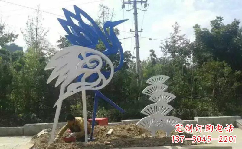 益阳精美天鹅不锈钢雕塑
