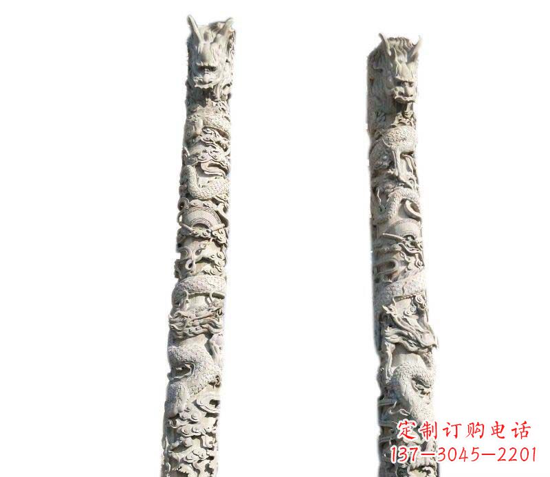 益阳欣赏传统工艺,邀请专业大理石龙柱雕塑