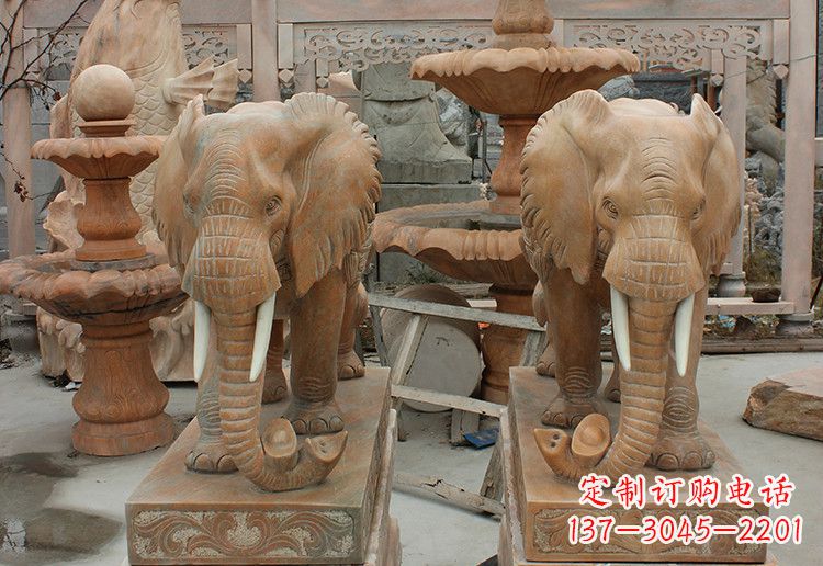益阳精美制作，经典无双的大象雕塑
