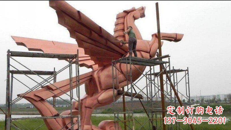 益阳飞马铜雕:完美艺术品