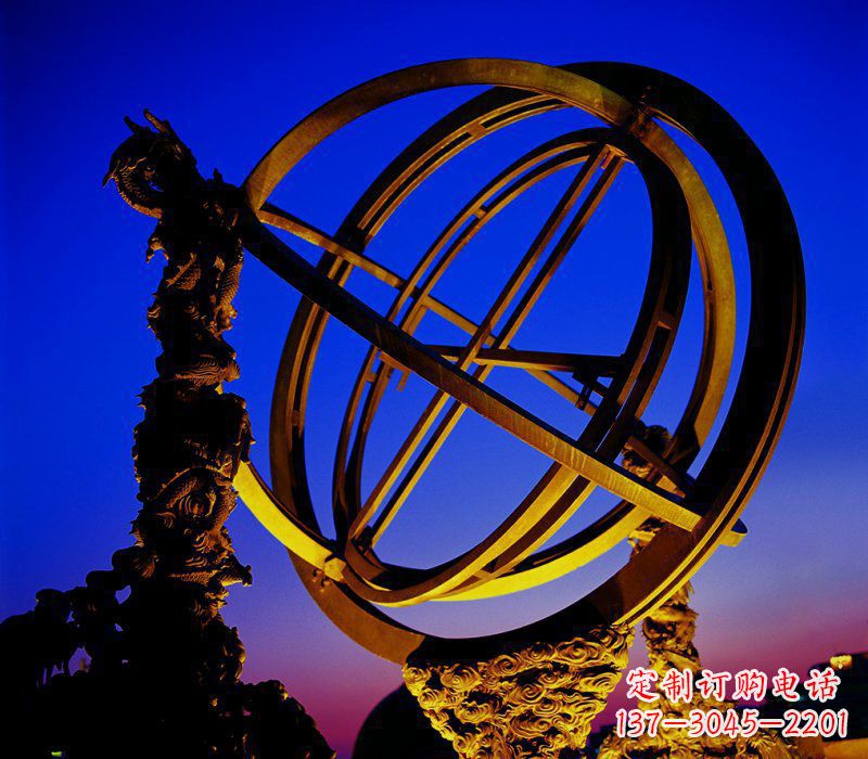 益阳浑天仪雕塑——精准把握古代天文文化