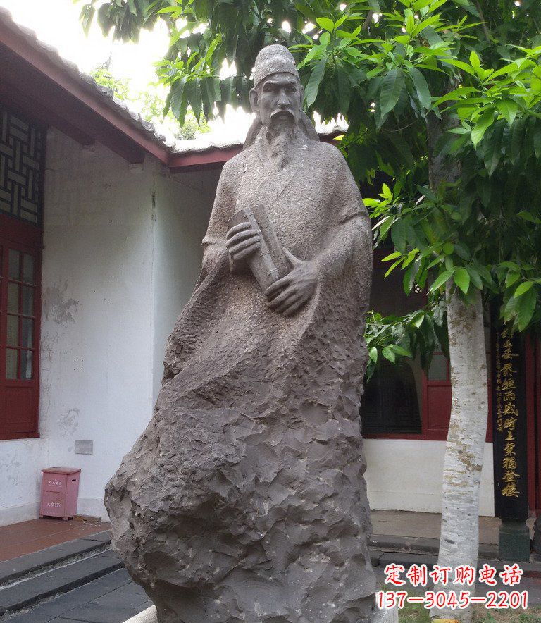 益阳领先时代的名人铜雕