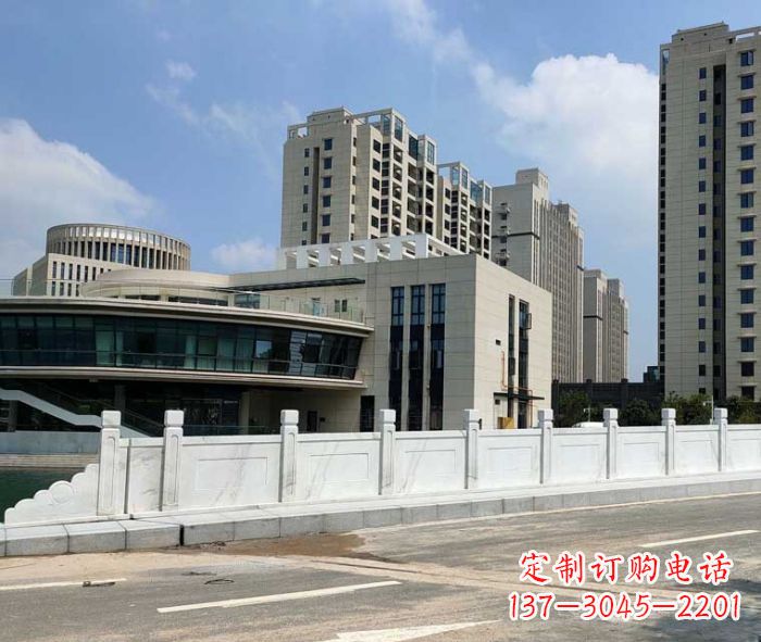 益阳享受精美的广场景观大理石栏板雕塑