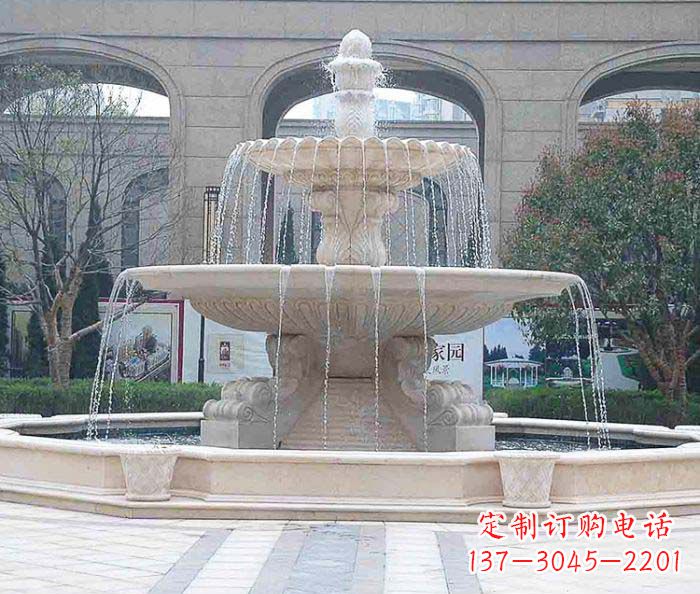 益阳广场景观大型喷泉石雕